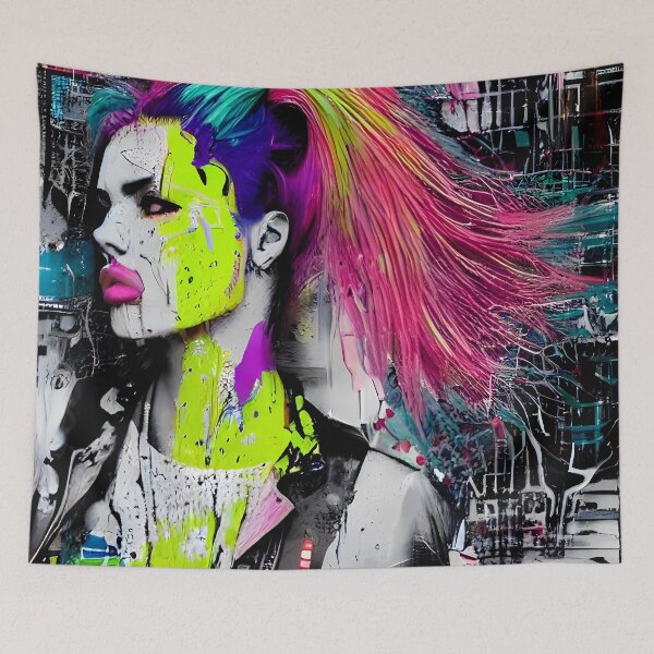 Item preview, Street Style AI Pop Art - Ai Art designed and sold by stayrad.