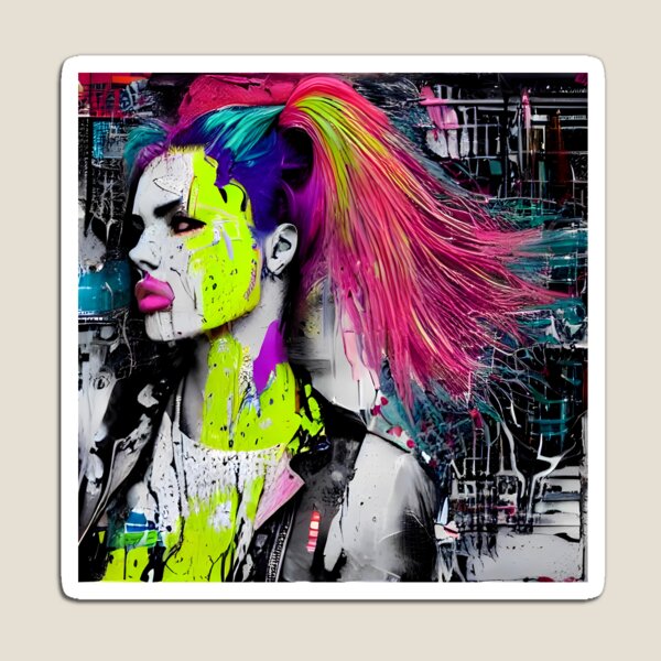 Item preview, Street Style AI Pop Art - Ai Art designed and sold by stayrad.