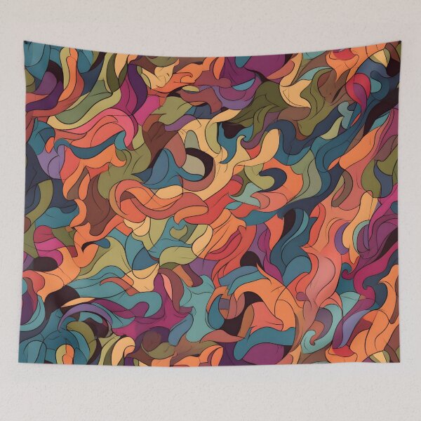 Item preview, Colorful camo designed and sold by MidgardWonders.