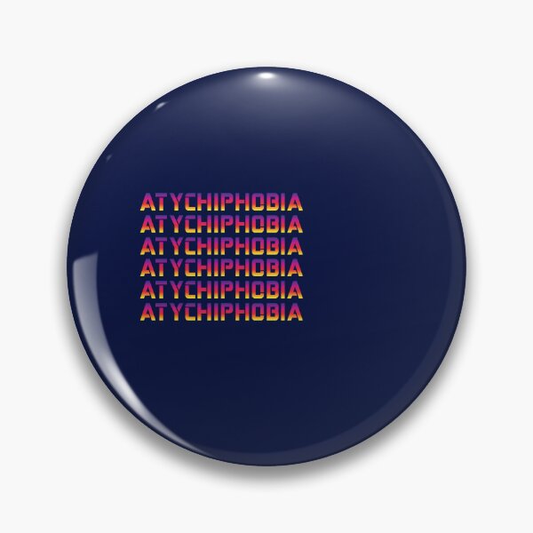 Item preview, atychiphobia letters colorful, funny atychiphobia, atychiphobia girls designed and sold by CraktmanShop.