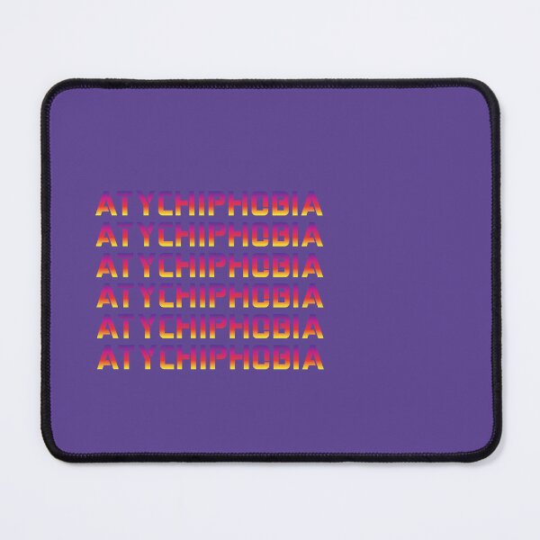 Item preview, atychiphobia letters colorful, funny atychiphobia, atychiphobia girls designed and sold by CraktmanShop.