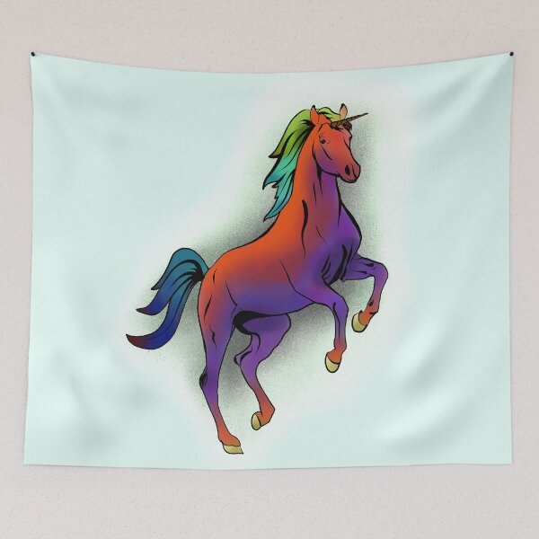 Item preview, Colorful Unicorn  designed and sold by Danielle Spoelstra.
