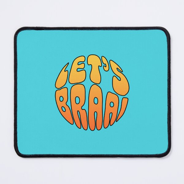 Item preview, Let's Braai Retro Gradient Type designed and sold by AsteriskHouse.