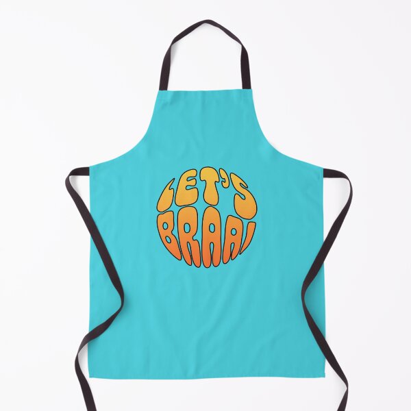 Item preview, Let's Braai Retro Gradient Type designed and sold by AsteriskHouse.