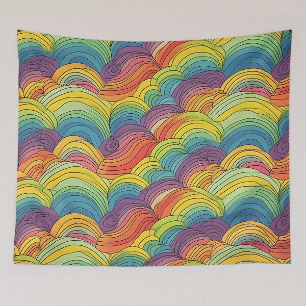 Item preview, Rainbow pattern designed and sold by MidgardWonders.