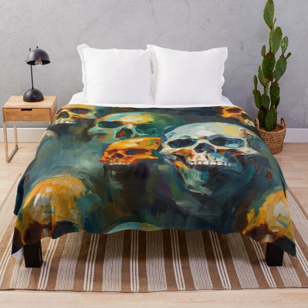 Item preview, Oil Painting of Skulls 03 designed and sold by KRNDesign.