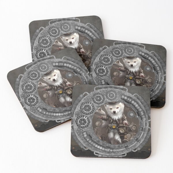 Item preview, Wonderful steampunk wolf, clocks and gears designed and sold by nicky2342.