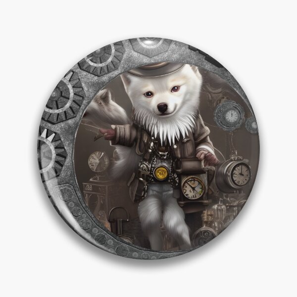 Item preview, Wonderful steampunk wolf, clocks and gears designed and sold by nicky2342.