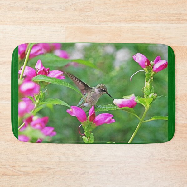 Item preview, Hummingbird Landing On Dewy Leaf designed and sold by Deb Oppermann.