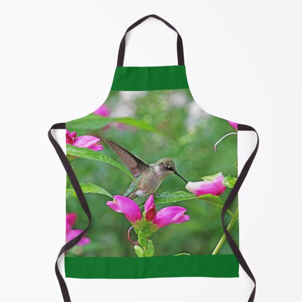 Item preview, Hummingbird Landing On Dewy Leaf designed and sold by Deb Oppermann.
