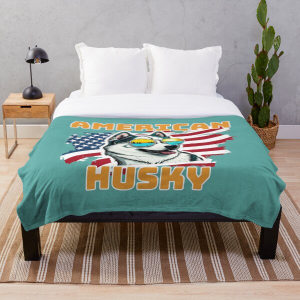 Item preview, American Husky Flag designed and sold by Ravir.