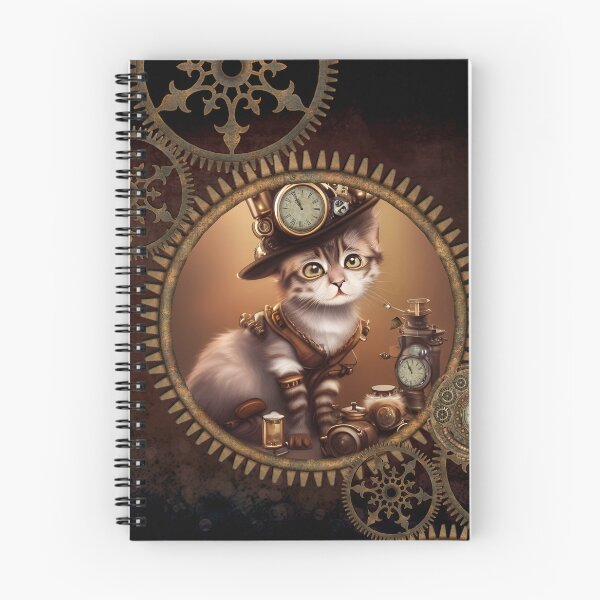 Item preview, Little steampunk kitten designed and sold by nicky2342.