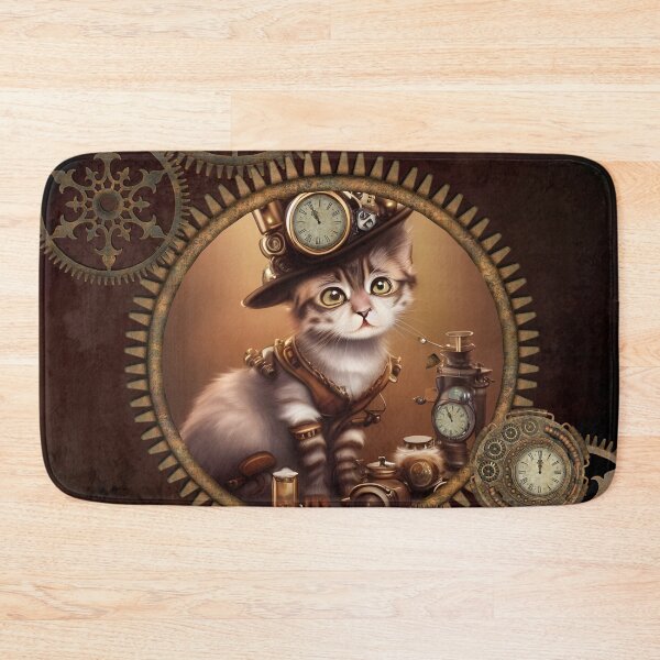 Item preview, Little steampunk kitten designed and sold by nicky2342.