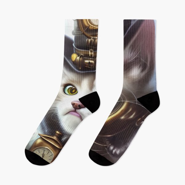 Item preview, Cute little steampunk kitten designed and sold by nicky2342.