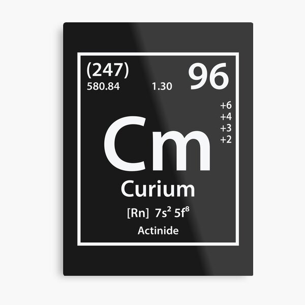 Aperçu de l'œuvre Curium Element créée et vendue par cerebrands.