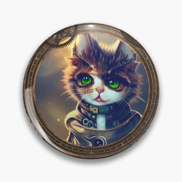 Item preview, Sweet  little steampunk kitten designed and sold by nicky2342.