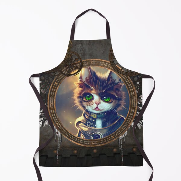 Item preview, Sweet  little steampunk kitten designed and sold by nicky2342.