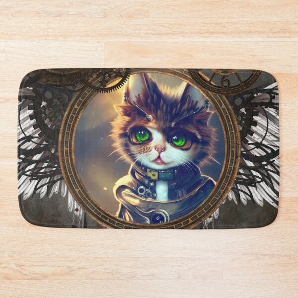 Item preview, Sweet  little steampunk kitten designed and sold by nicky2342.