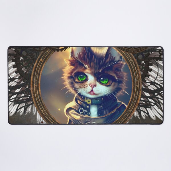 Item preview, Sweet  little steampunk kitten designed and sold by nicky2342.