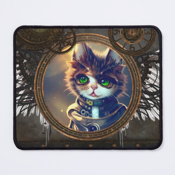 Item preview, Sweet  little steampunk kitten designed and sold by nicky2342.
