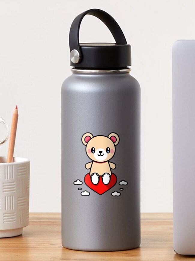Kawaii Water Bottle – My Heart Teddy