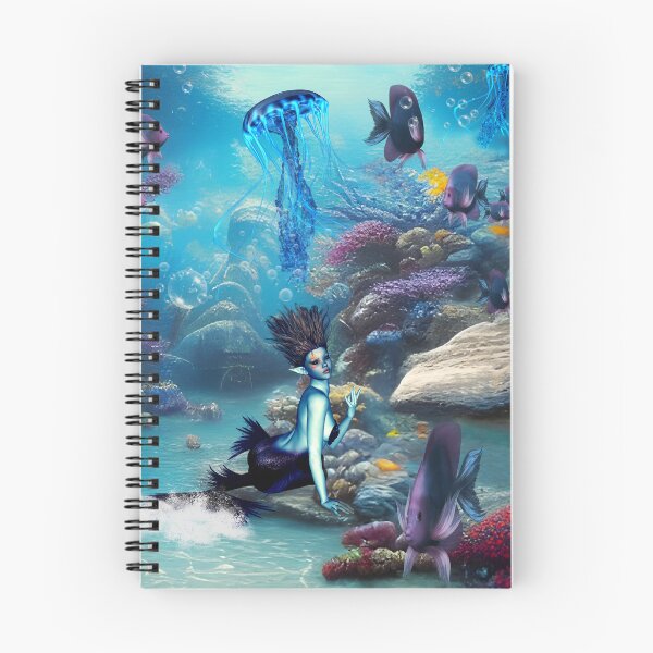Item preview, Wonderful mermaid with jellyfish designed and sold by nicky2342.