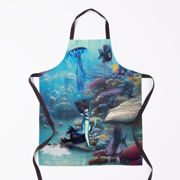 Item preview, Wonderful mermaid with jellyfish designed and sold by nicky2342.