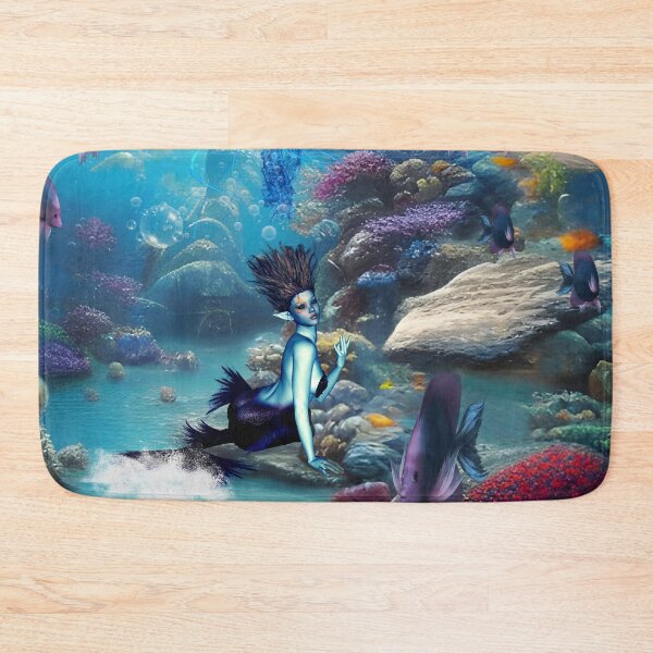 Item preview, Wonderful mermaid with jellyfish designed and sold by nicky2342.