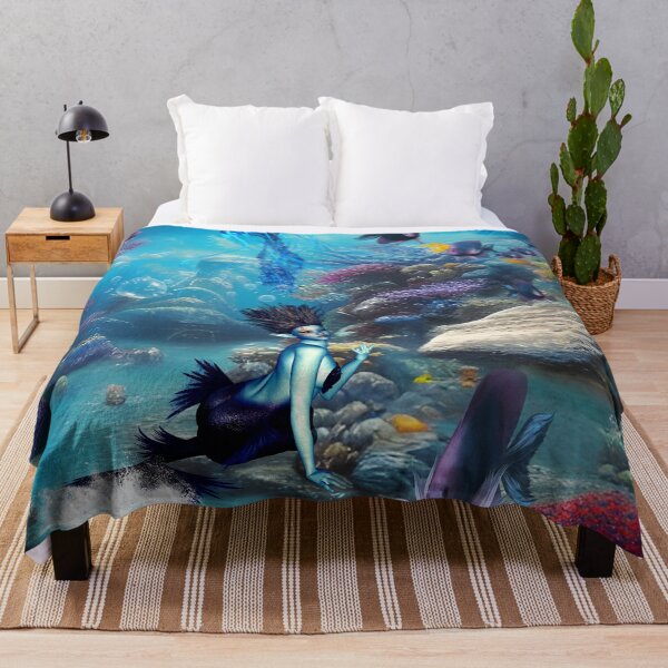 Item preview, Wonderful mermaid with jellyfish designed and sold by nicky2342.