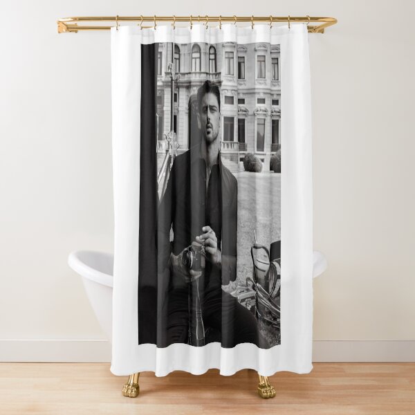 Michele Morrone Shower Curtains for Sale Redbubble