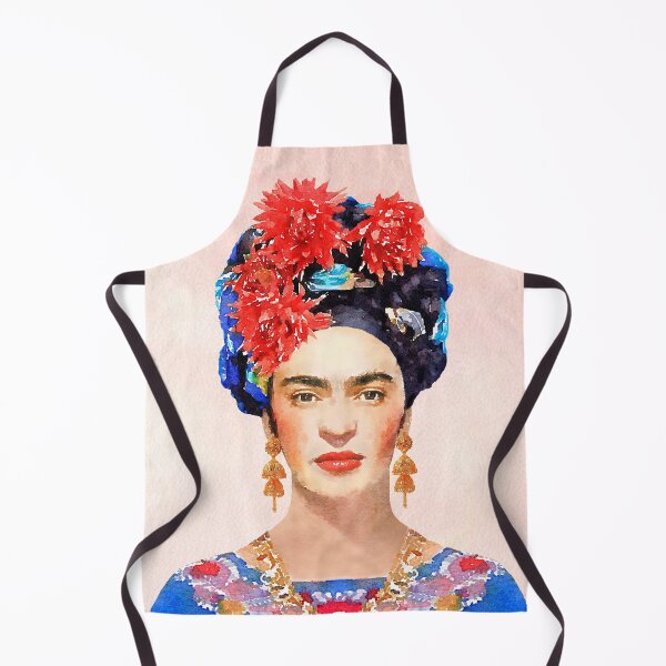 Artikelvorschau, Frida Aquarell, blau, Blumenkrone, entworfen und verkauft von AmandaGreenwood.