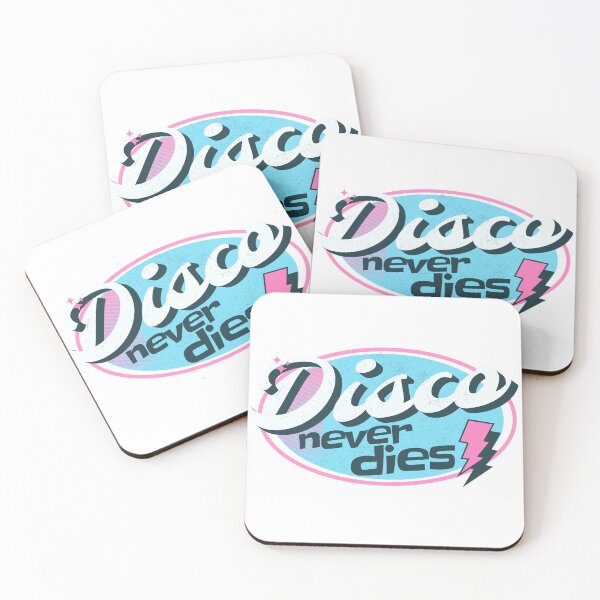 Item preview, DISCO  - Never Dies Retro (blue/pink) designed and sold by Discothreadz.