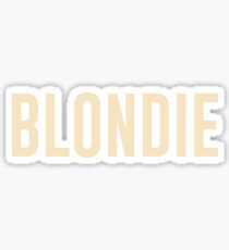 Blondie Sticker