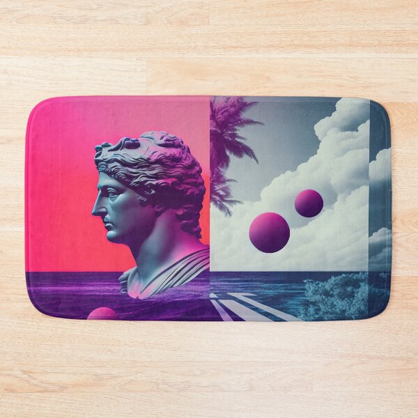 Item preview, Marble Memories: A Vaporwave Fusion of Retro and Classical Aesthetics designed and sold by Mullet Monkey.