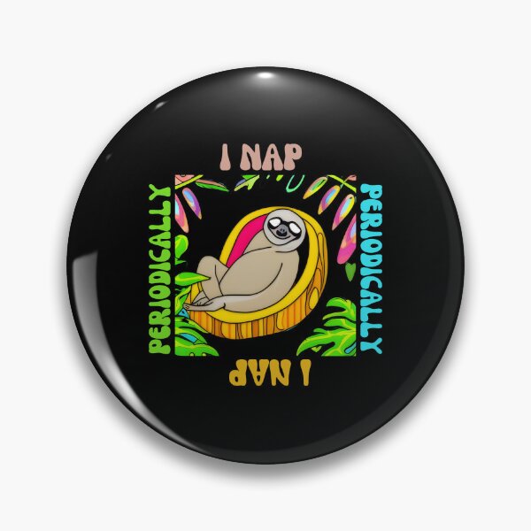 Item preview, i nap periodically funny sleeping sloth under trees designed and sold by Shimizite Art.