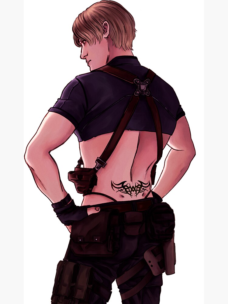 Leon tramp stamp Magnet