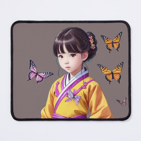 Item preview, Butterfly and young kid#요청 designed and sold by YDIX.