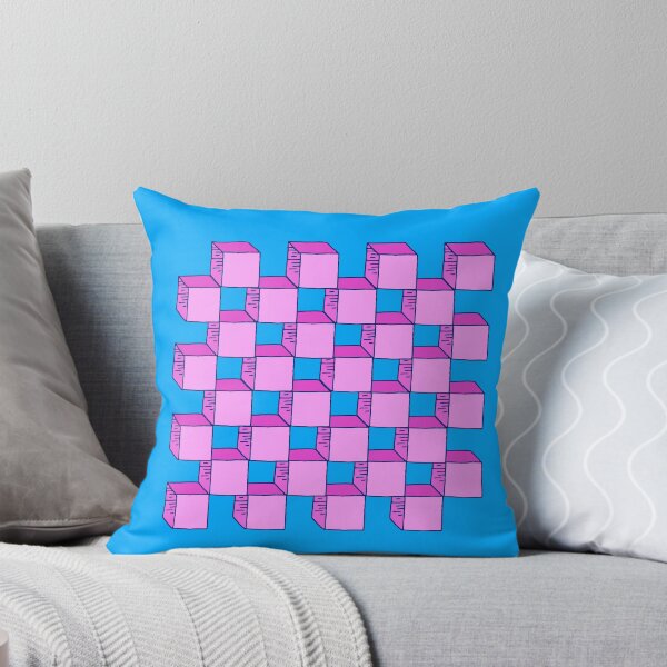 Item preview, Big Cool 3D Pink Grid designed and sold by ladykatiehardy.