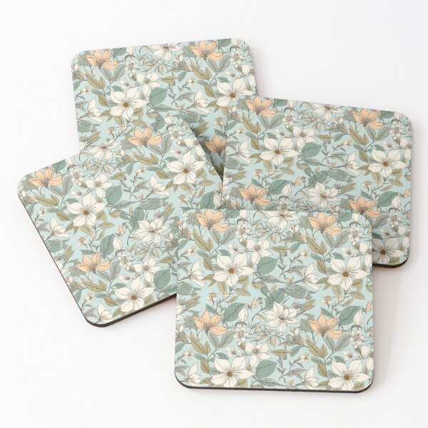 Item preview, Delicate Floral Pattern with Whimsical Charm designed and sold by NiftyNook.
