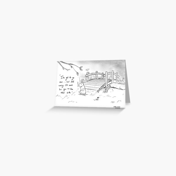 Item preview, I’ll wait rabbit art designed and sold by Willow Grove Designs.