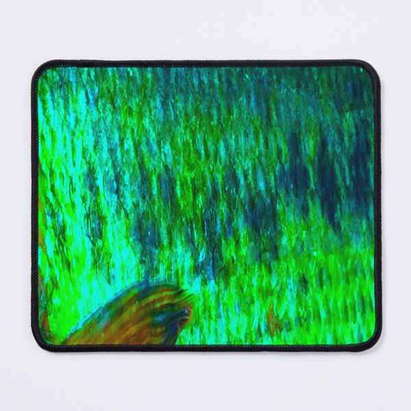 Item preview, Bright Blue Green Largemouth Bass Skin Pattern designed and sold by CJRPics.