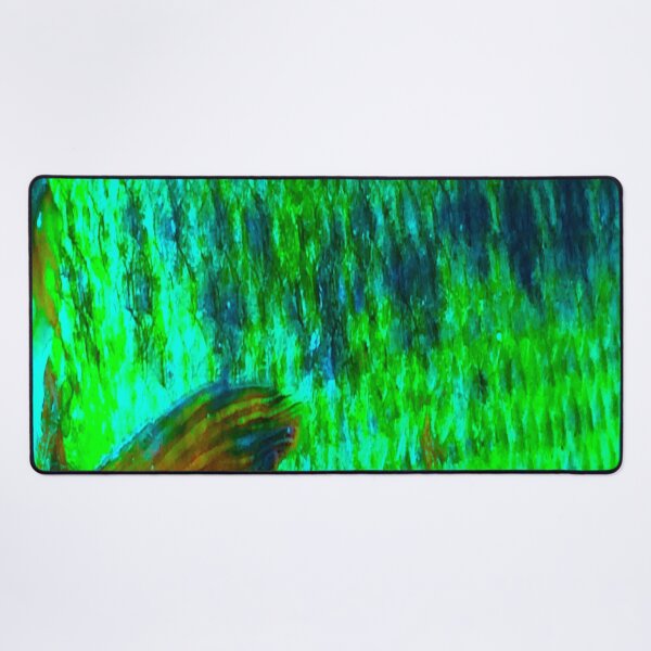 Item preview, Bright Blue Green Largemouth Bass Skin Pattern designed and sold by CJRPics.