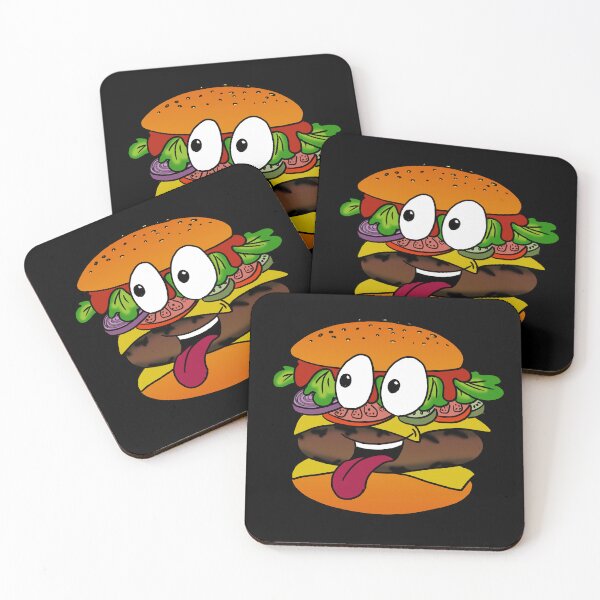 Item preview, Appetizing cartoon burger designed and sold by Galfi.