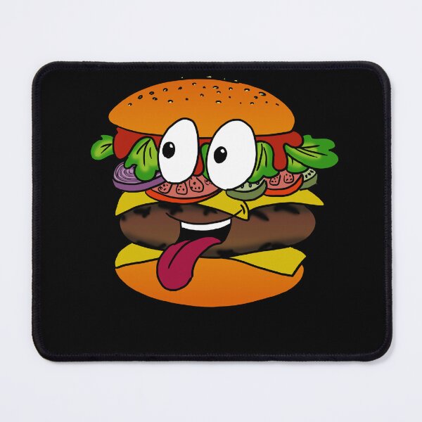 Item preview, Appetizing cartoon burger designed and sold by Galfi.