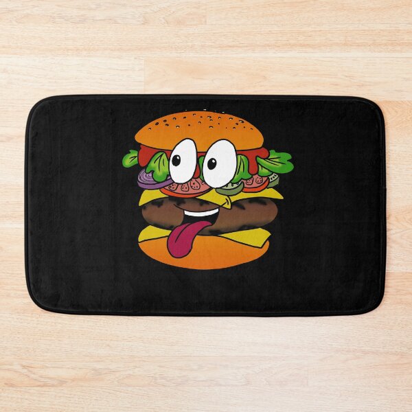 Item preview, Appetizing cartoon burger designed and sold by Galfi.