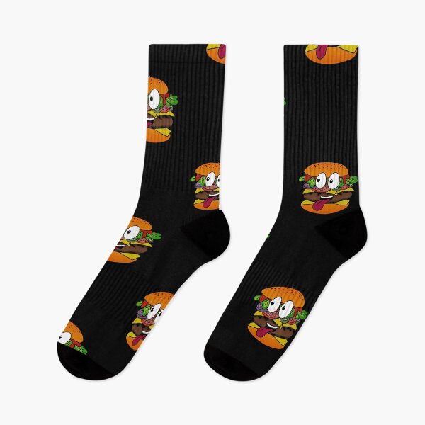 Item preview, Appetizing cartoon burger designed and sold by Galfi.