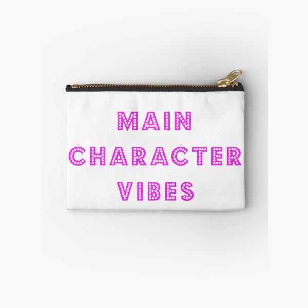 Item preview, Main Character Vibes - Pink Text designed and sold by LittleBettyMakes.