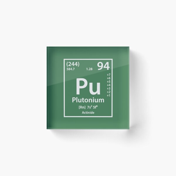 Aperçu de l'œuvre Élément de plutonium créée et vendue par cerebrands.