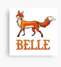 Belle Fox Canvas Print