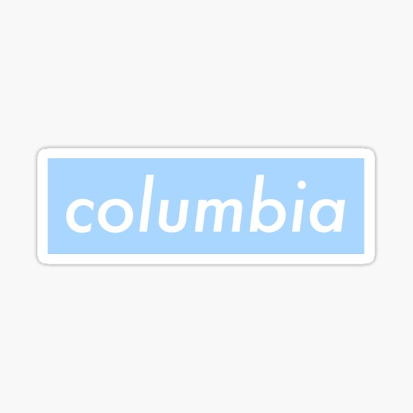 columbia Sticker